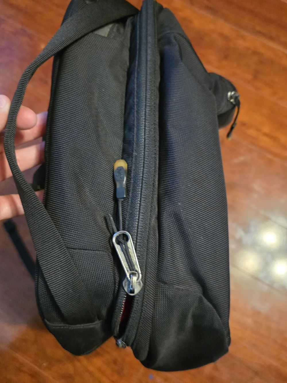 Arc'teryx Black Men's Travel Backpack with Front Zip Pocket